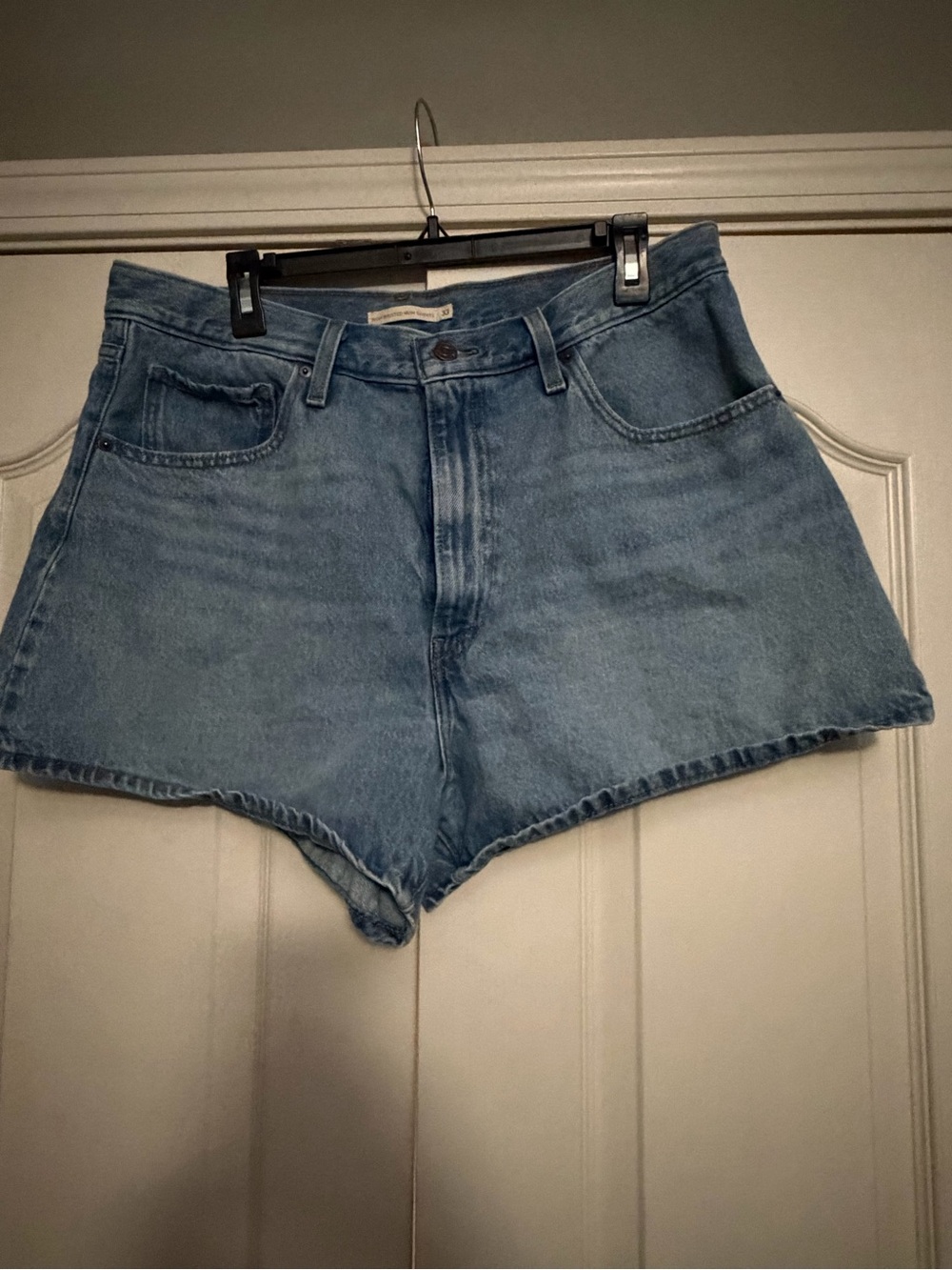 Levi's Vintage-Inspired Light Blue Denim Shorts